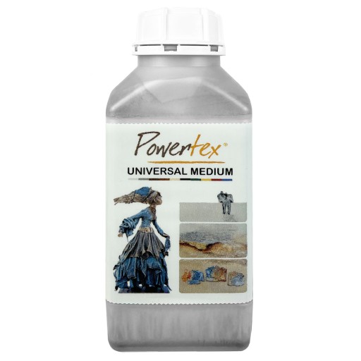 Utwardzacz do tkanin Universal Medium - Powertex - Bluish Grey, 0,5 kg