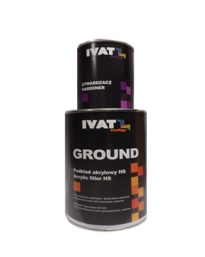 IVAT GROUND FILLER 5+1 0,8+0,160 KPL JASNO SZARY