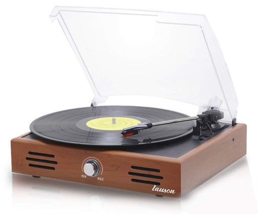 GRAMOFON RETRO WINYL VINTAGE WYJŚCIE RCA 3 BIEGOWY