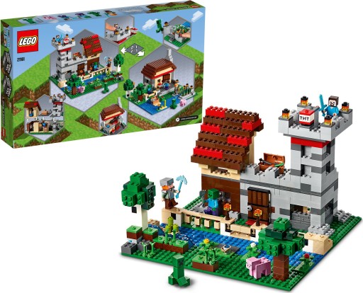 LEGO MINECRAFT 21161 WIOSKA ZAMEK DOM DOMEK FARMA KREATYWNY WARSZTAT 3.0