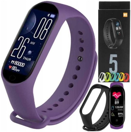 SMARTBAND M5 SMARTWATCH OPASKA PULS KROKI ROZMOWY