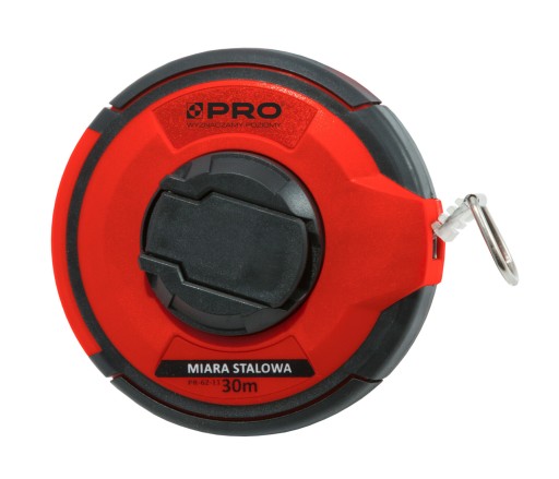 Taśma miernicza Pro 30 m STALOWA