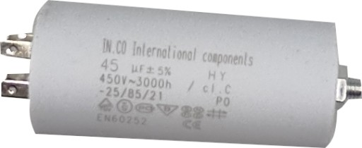 KONDENSATOR ROZRUCHOWY 45 UF 450V
