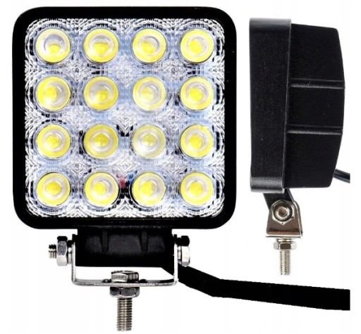 LAMPA ROBOCZA LED DIODOWA 16 LED 12V/24V 48W