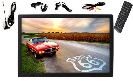 Telewizor LED NVOX DVB16T TV PRZENOŚNY HDMI H.265 HEVC 15,4