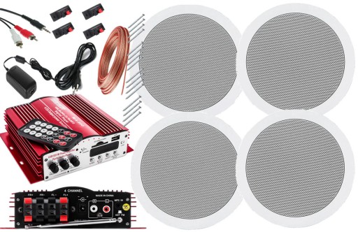 NAGŁOŚNIENIE GŁOŚNIKI SUFITOWE BLUETOOTH SAUNA