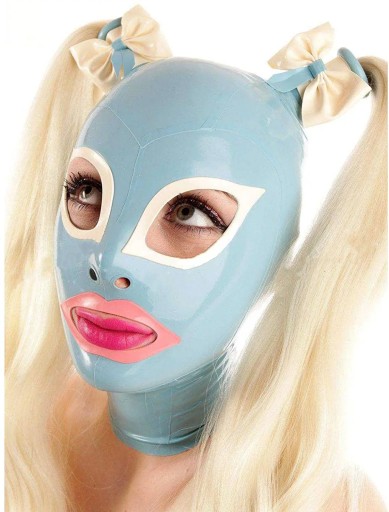 Latex Mask Sex Mask Latex Material Erotic Restrictions for Fetish Clothing