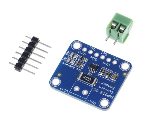 Moduł pomiaru prądu natężenia napięcia MCU219 INA219 I2C Arduino ESP