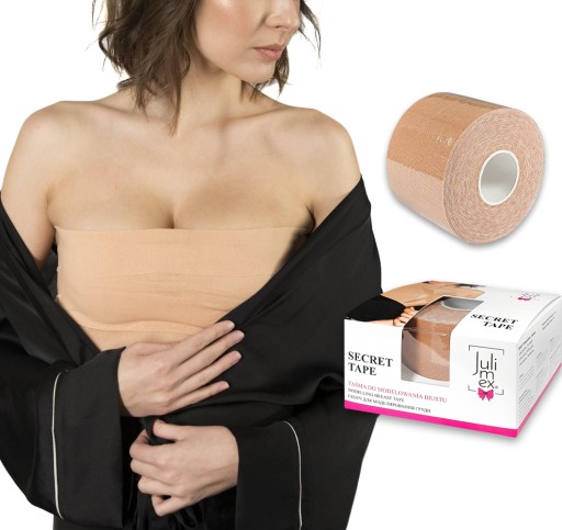 Taśmy TAPE Julimex BA-20 beżowy 5CM PLUS NIPPLE