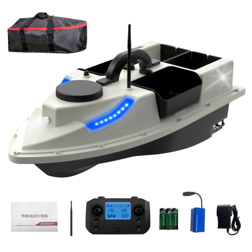 D19 GPS ŁÓDKA ZANĘTOWA 500M LED 99 punktów GPS 5200mAh Z TORBĄ