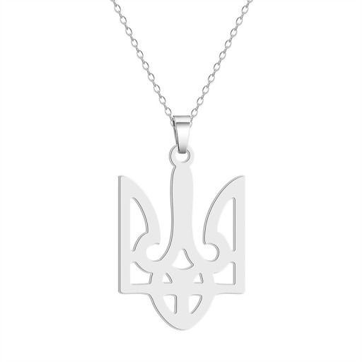 Fashion Outline Ukraine Map Pendant Necklace For