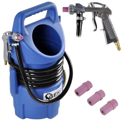 PIASKARKA SYFONOWA 10L PISTOLET DO PIASKOWANIA