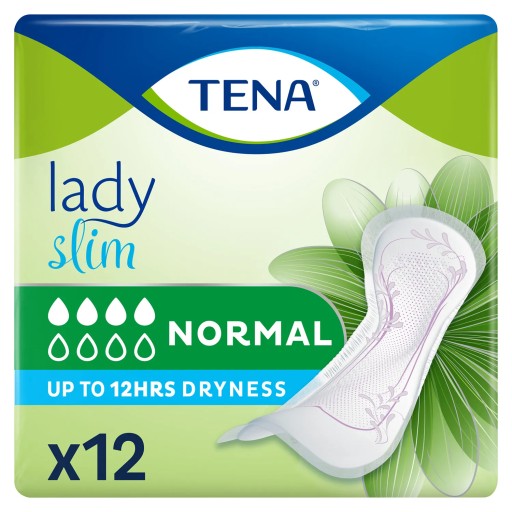 TENA Lady Slim Normal wkładki urologiczne damskie podpaski na mocz 12 szt.