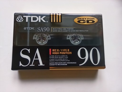 TDK SA 90 1990r. USA 1szt
