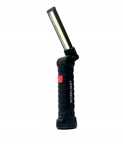LATARKA LAMPA WARSZTATOWA COB LED MAGNES HAK USB
