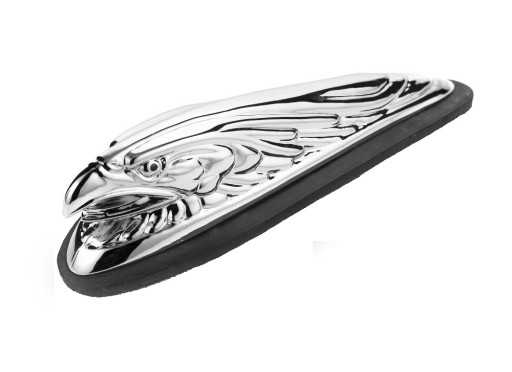 OZDOBA ORNAMENT ORZEŁ NA BŁOTNIK CHROM CHOPPER
