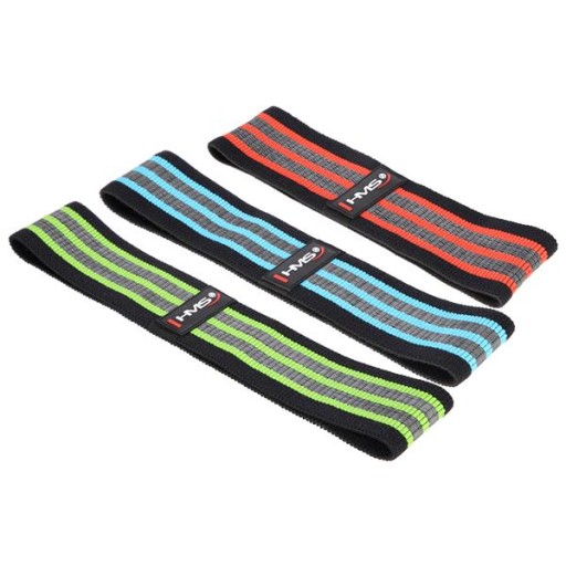Gumy 3w1 do ćwiczeń HMS Hip Band zestaw HB12 SET