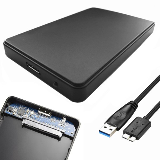 Obudowa dysku kieszeń HDD SSD 2,5'' USB 3.0 SATA