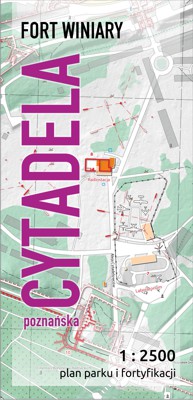 Cytadela Poznańska. Plan parku i fortyfikacji