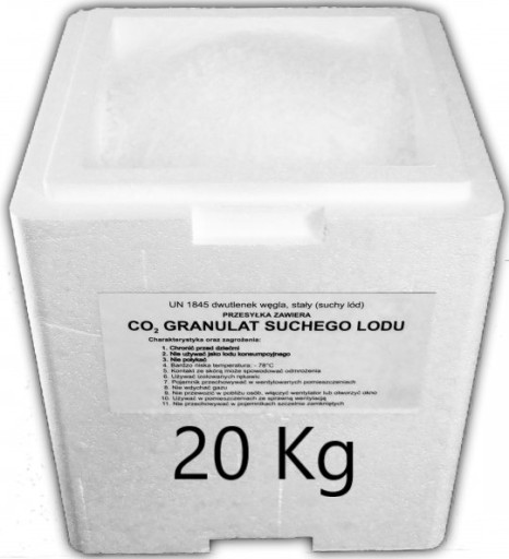 SUCHY LÓD DO GASTRONOMII 3 MM 20 KG THERMOBOX
