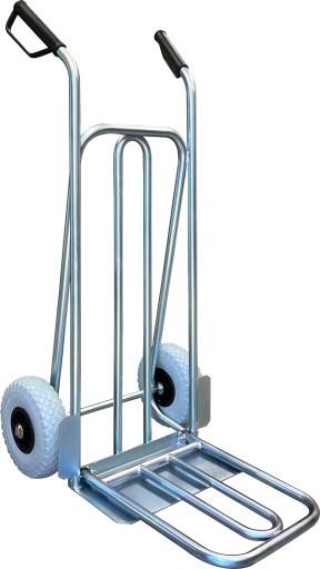 WÓZEK TRANSPORTOWY MAGAZYNOWY koła pełne PU ocynkowany 4mm blacha POLSKI