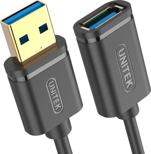 Kabel USB Unitek USBA USBA 3 m Czarny (YC4030GBK)