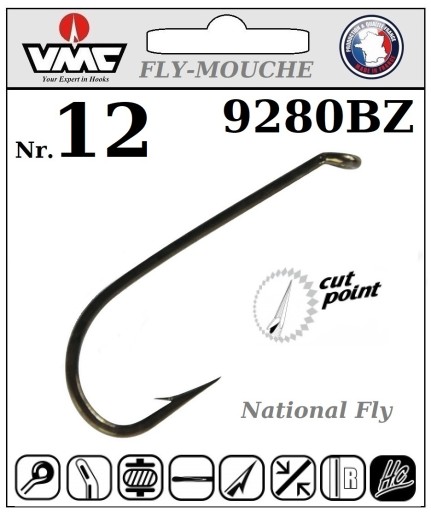 10 X HACZYK VMC NATINAL 9280 BZ No.12 FLY MOUCHE
