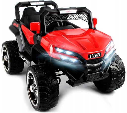 BUGGY X2 Auto na akumulator SKÓRA, EVA, 2.4G, LED