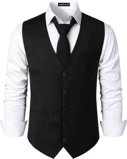 Kamizelka męska elegancka pulower serek/dekolt V rozmiar XXL
