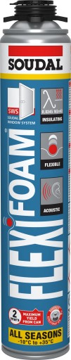 SOUDAL FLEXI FOAM PIANA PIANKA PISTOLETOWA 750 ml