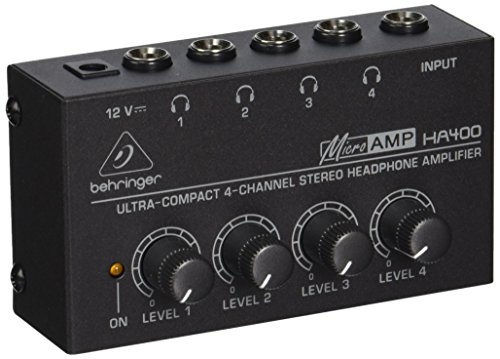 BEHRINGER MICROAMP HA400 WZMACNIACZ SŁUCHAWKOWY