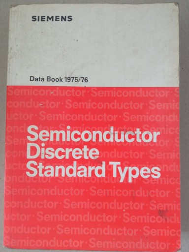 Semiconductor discrete standard types SIEMENS