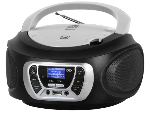 BOOMBOX RADIOODTWARZACZ RADIO DAB+CD USB MP3 AUX