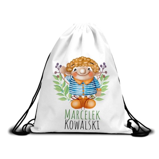 Worek Plecak Do Przedszkola Na Buty Imię SKRZACIK