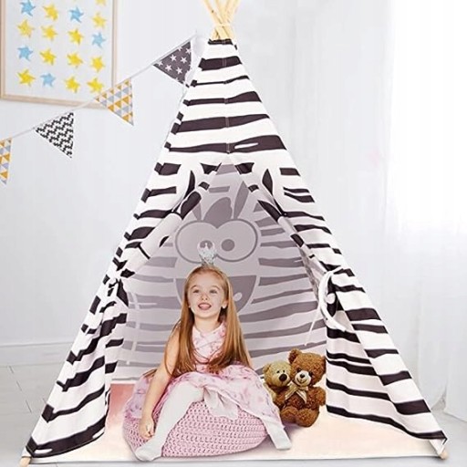 Namiot tipi dla dzieci domek 12 m + zebra