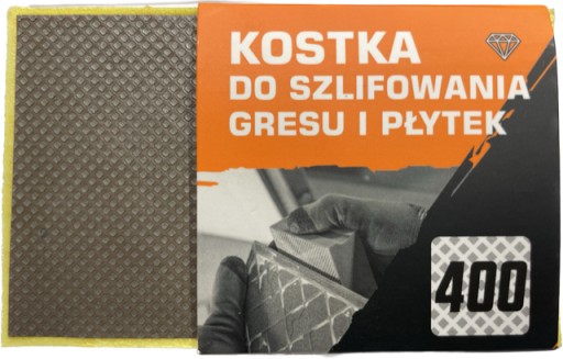 GĄBKA KOSTKA 400 SZLIFIERSKA DO PŁYTEK I GRESU
