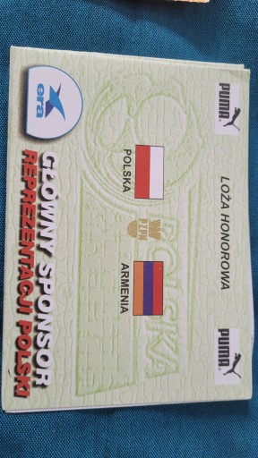 Bilet Polska - Armenia zaproszenie