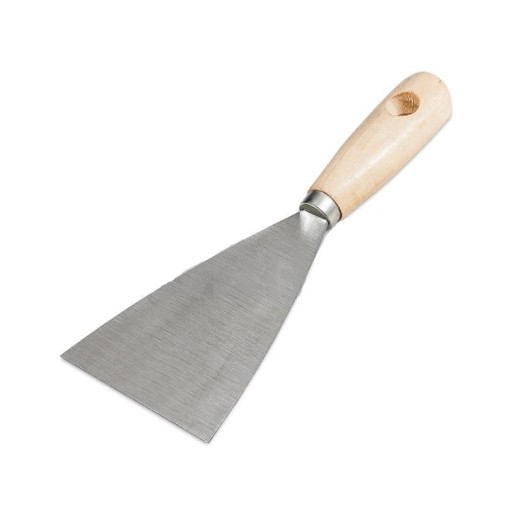 SZPACHELKA SZPACHLA STALOWA 40mm UCHWYT DREWNIANY
