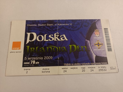 POLSKA - IRLANDIA PŁN. 05-09-2009
