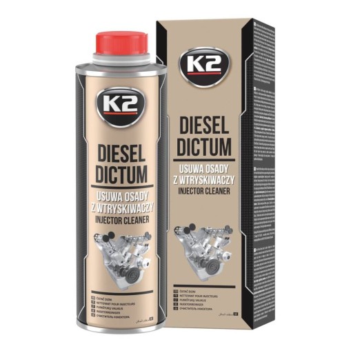 K2 DIESEL DICTUM CZYSZCZENIE WTRYSKÓW DIESELA