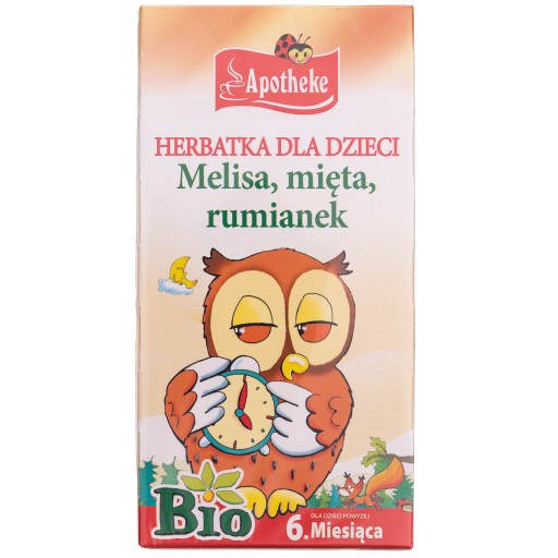 APOTHEKE HERBATKA BIO DLA DZIECI USPOKAJAJĄCA 20X