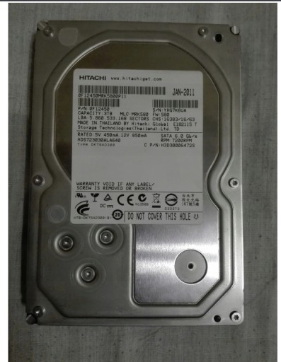 Dysk twardy Hitachi HDS723030ALA640 3000,00 SATA 3