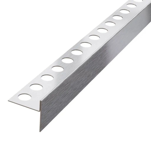 Listwa prysznicowa spadkowa srebrny mat 180cm/Prawa