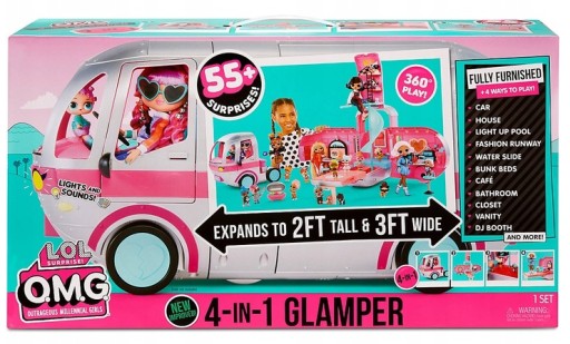 L.O.L. SURPRISE Modowy Kamper LOL 4w1 Glamper AUTO