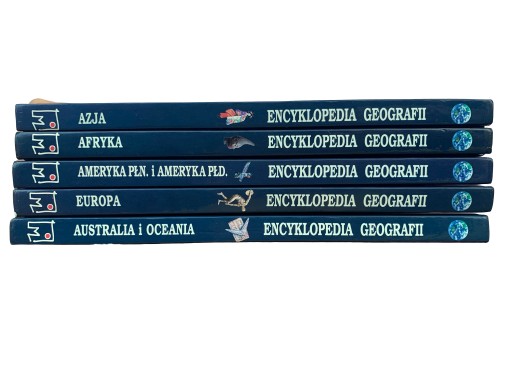 ENCYKLOPEDIA SZKOLNA GEOGRAFICZNA - 5 TOMÓW