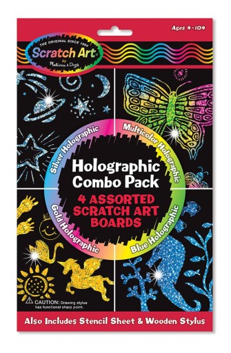 MELISSA DOUG ZDRAPKI ZDRAPKA HOLOGRAFICZNA MIX ART