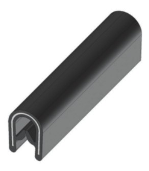 Uszczelka na rant osłona krawędzi 14x10mm 1-4mm