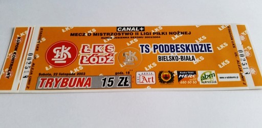 ŁKS ŁÓDŹ - PODBESKIDZIE B-B 22.11.03 (wersja2)