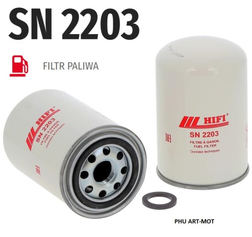 Filtr paliwa HIFI Filter SN2203 (zam.FF2203)