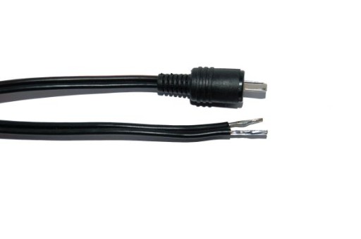 Kabel głośnikowy 2x1mm z wtykiem głośnik. din 5m